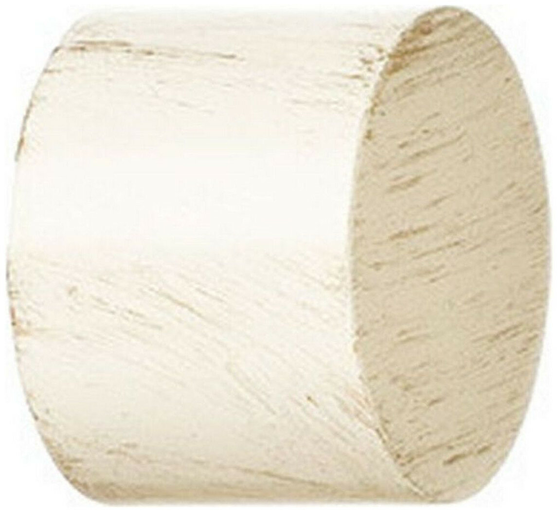 Наконечник для карниза HomeAccess алюминиевый белый D20 мм 2 шт