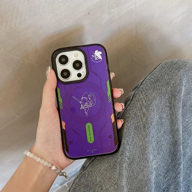 Чехол Evangelion Anime Eva для iPhone 14 13 12 11 Pro Max