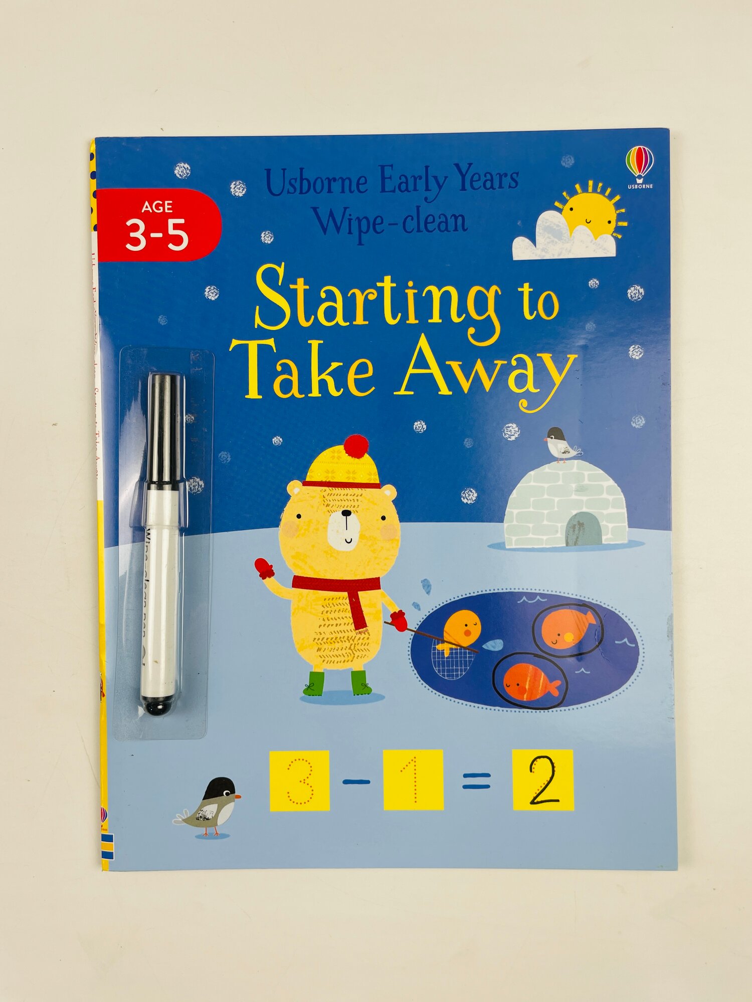 Usborne Early Years Wipe-Clean Starting to take away, прописи на английском языке