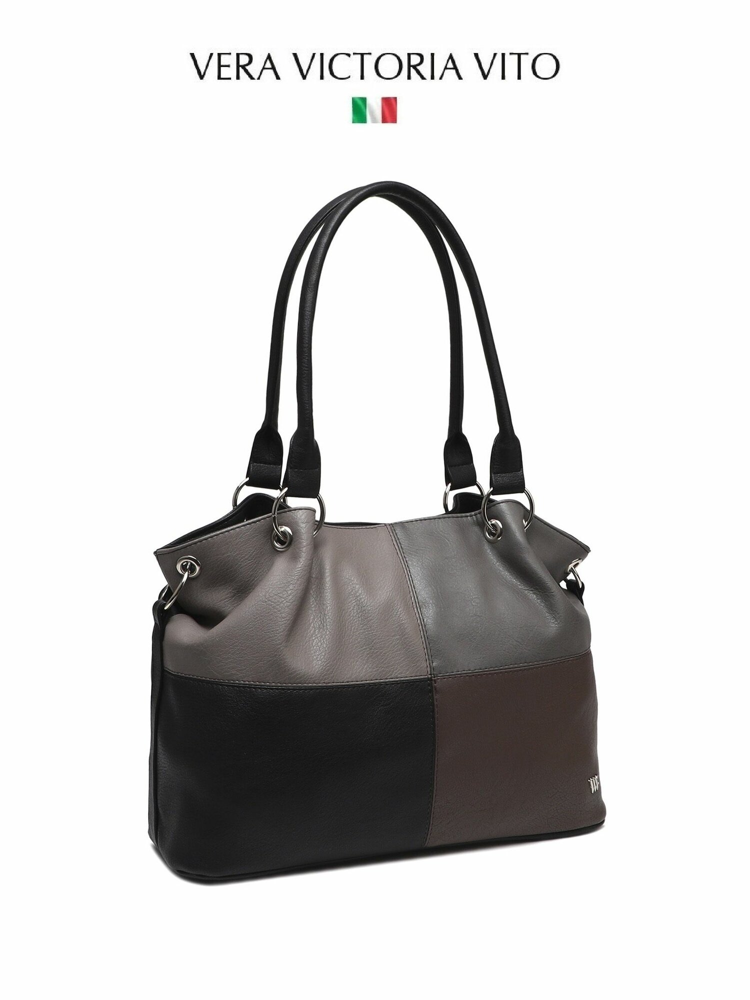 Сумка шоппер Vera Victoria Vito, фактура матовая, гладкая