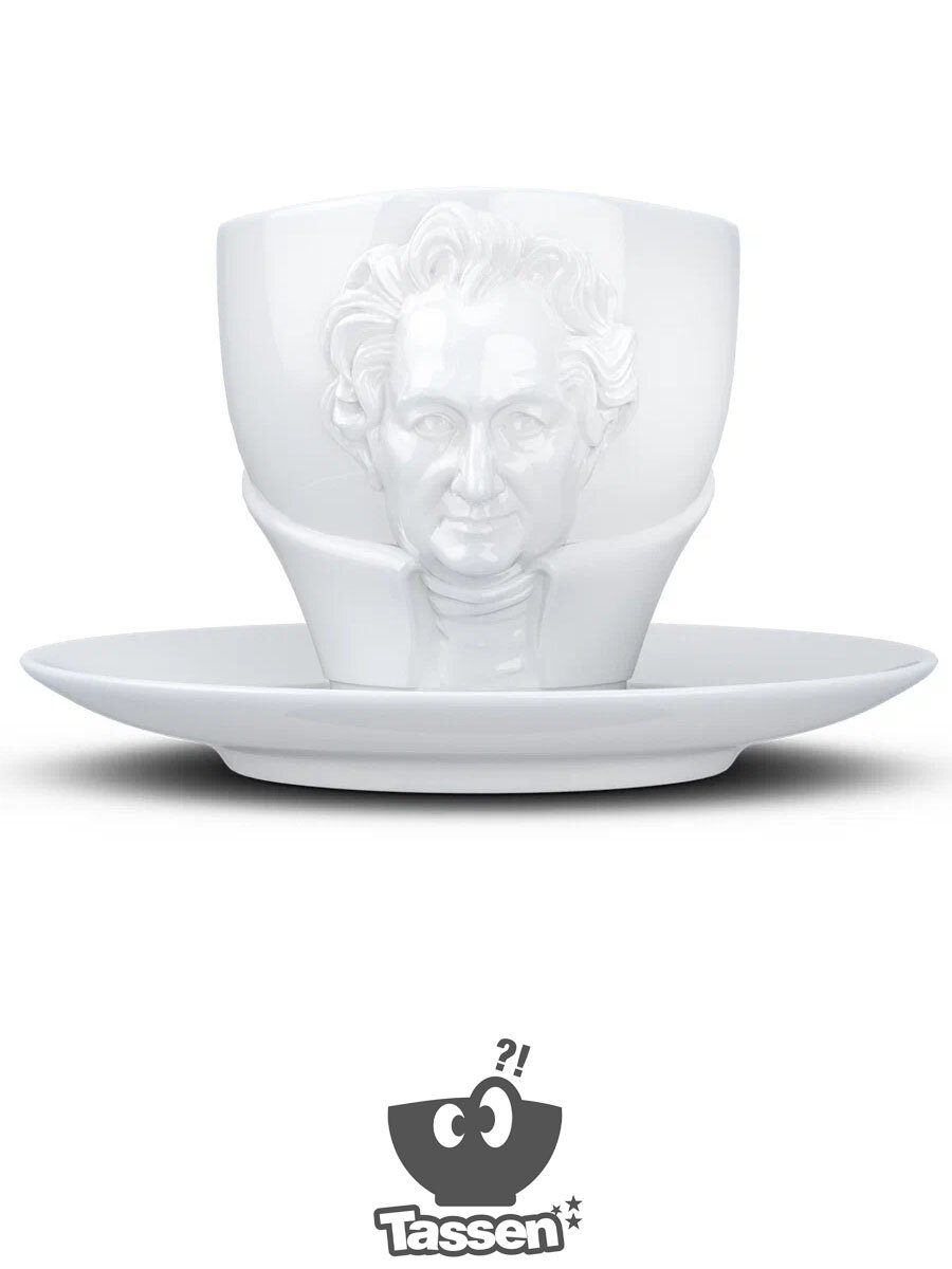Чайная пара Tassen Talent Goethe, 260 мл, фарфор, 2 предмета