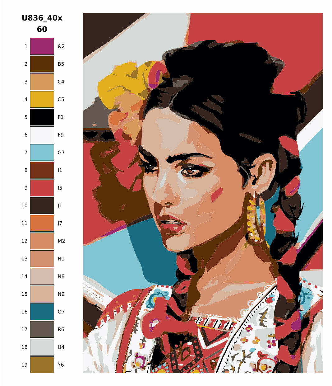 Картина по номерам BRUSHES-PAINTS "Мексика" U-836 40x60 см