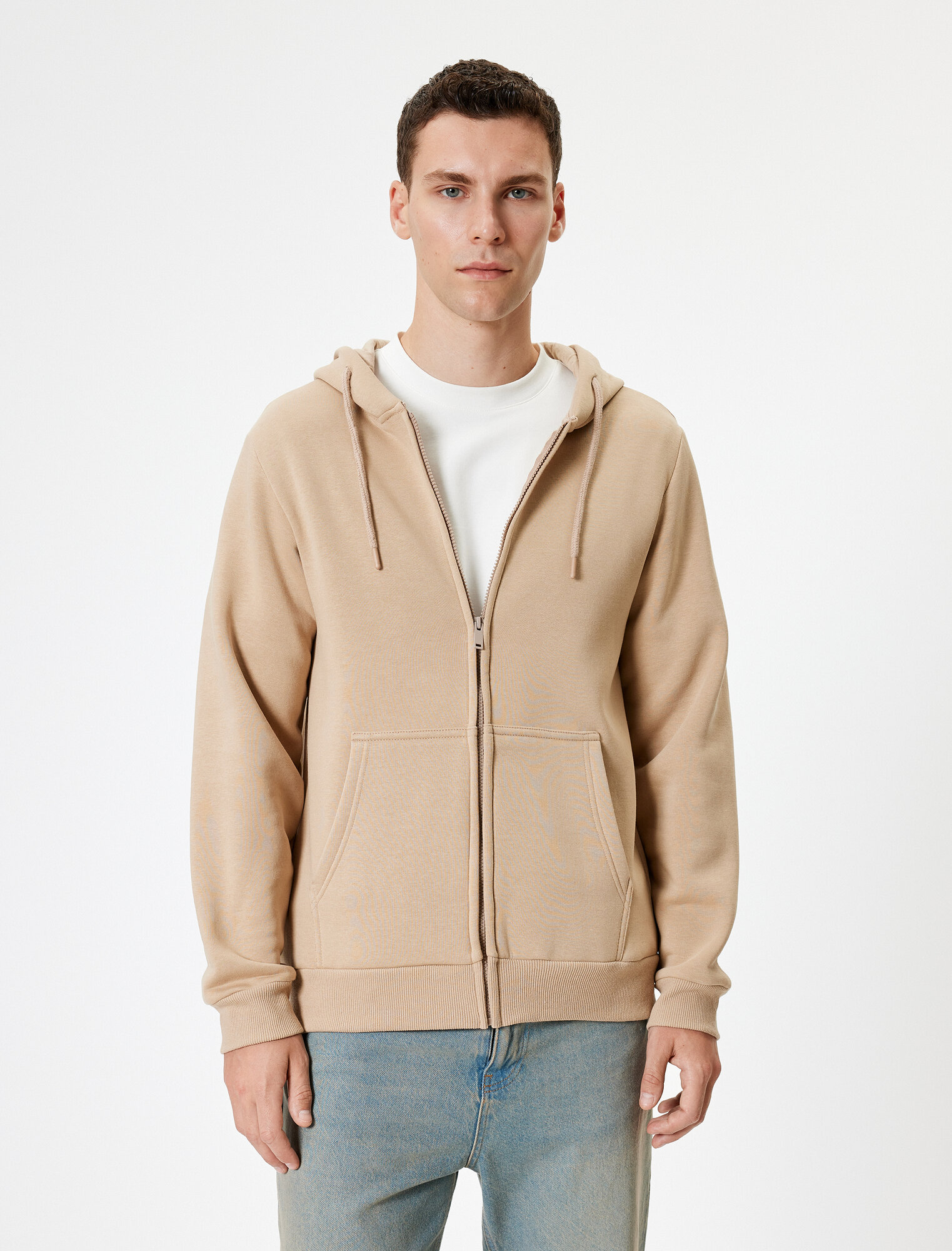 Свитшот KOTON, размер L, , бежевый — фото 1