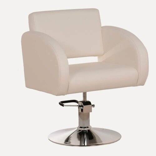 Изображение товара Парикмахерское кресло "Пума", цвет - белый, основание - диск