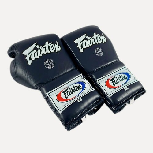 Изображение товара Перчатки боксерские на шнурке Fairtex BGL7 blue 10унций
