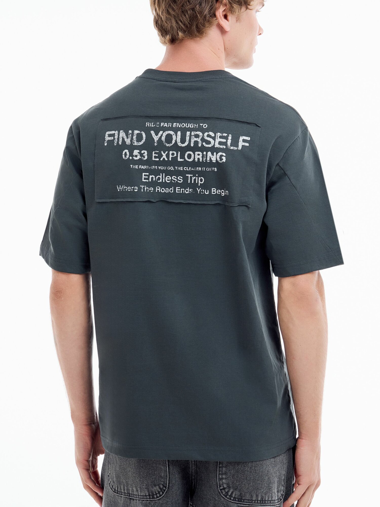 Футболка спортивная ТВОЕ размер S темно-серый