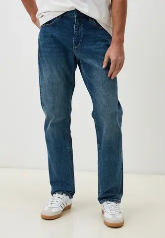 Джинсы QWENTINY, размер XL-2XL, синий