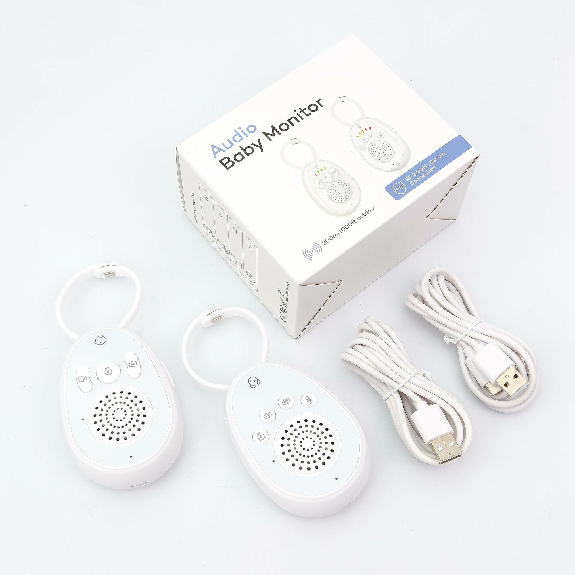Беспроводная радионяня Baby Phone с монитором и микрофоном, для новорождённых детей