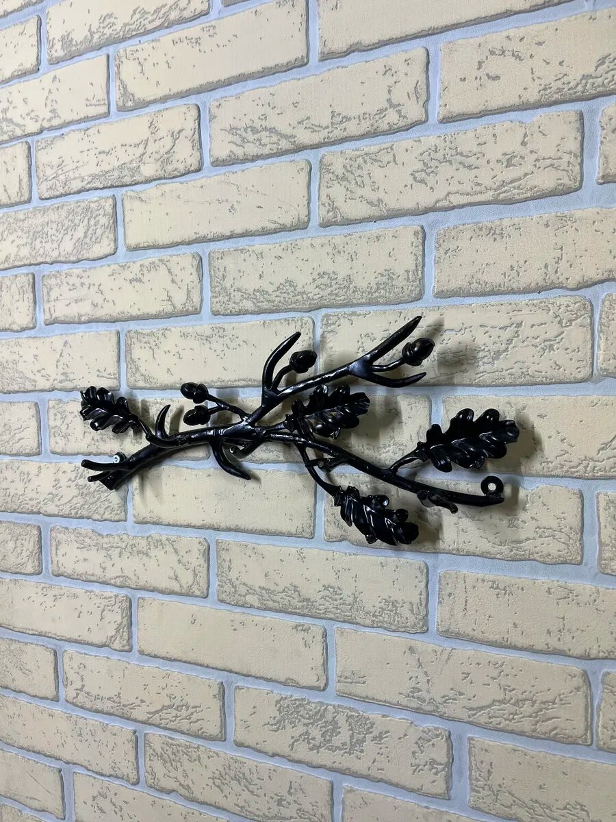 Ключница настенная №8, Студия кованой мебели Нива, цвет черный