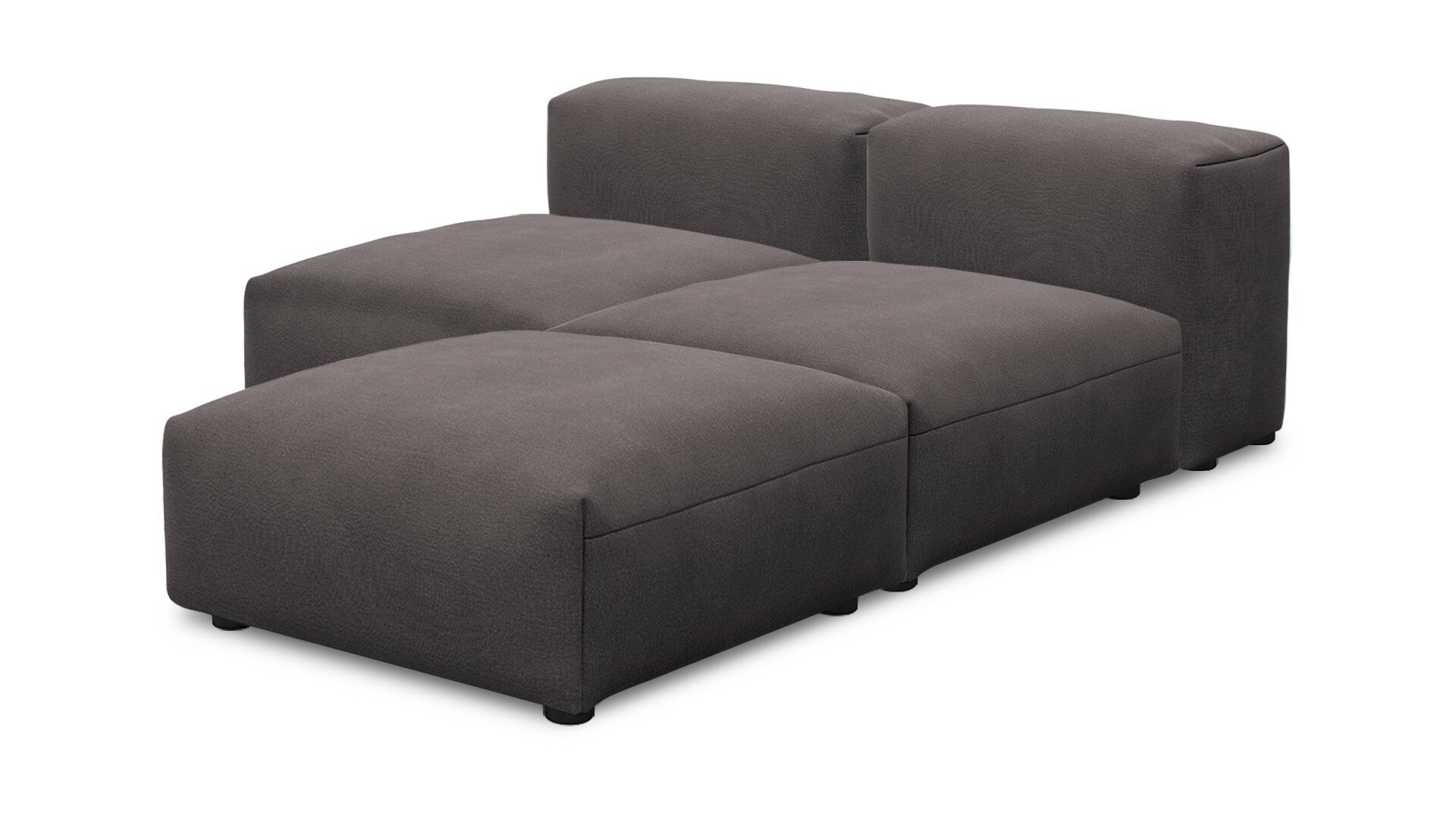 Угловой диван Фиджи малый (Еврокнижка) Velutto 19 NEW 168x210x62 см, коричневый Велютто, еврокнижка GOODFORM