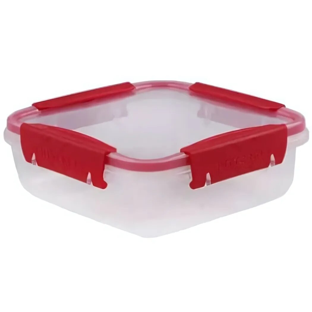 Контейнер для продуктов 08л «Butterfly» герметичный красный для хранения