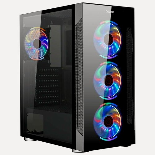 Изображение товара Ginzzu корпус CL280 FAN 12CM RGB 4 USB3.0 Window