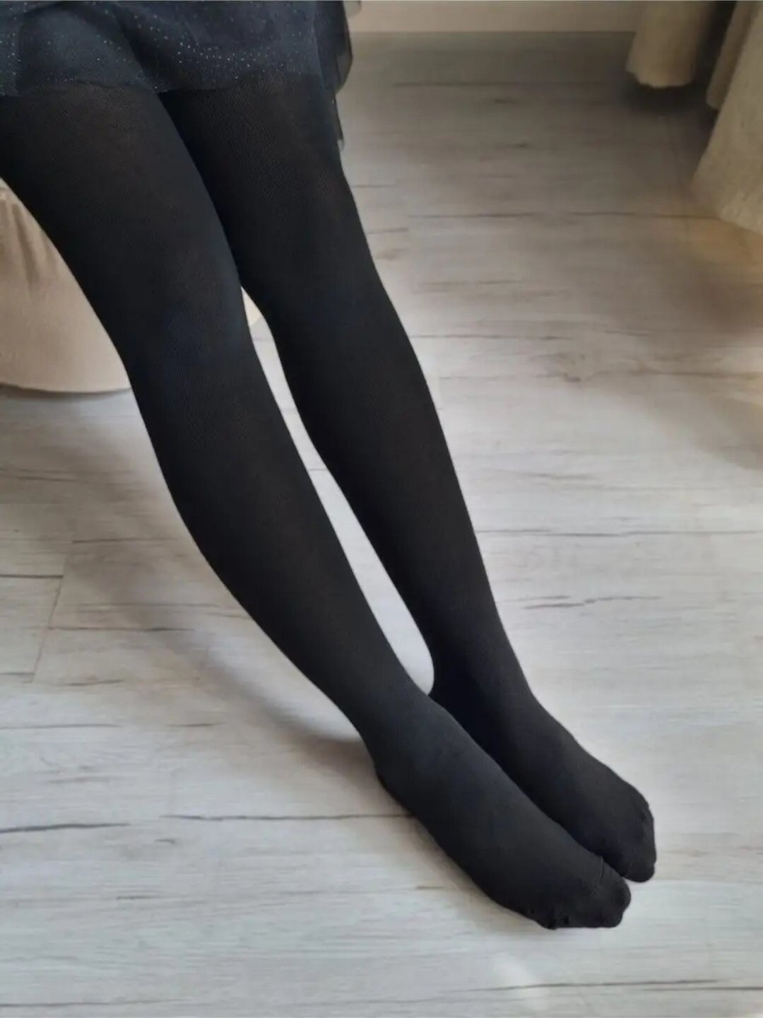 Колготки , 250 den, размер 10-16 лет, черный — фото 1