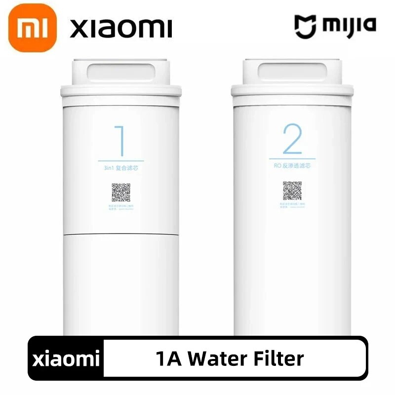 Картинки Оригинальный очиститель воды Xiaomi Mijia 1A 3-в-1 Композитный фильтр элемент обратного осмоса, 3-in-1