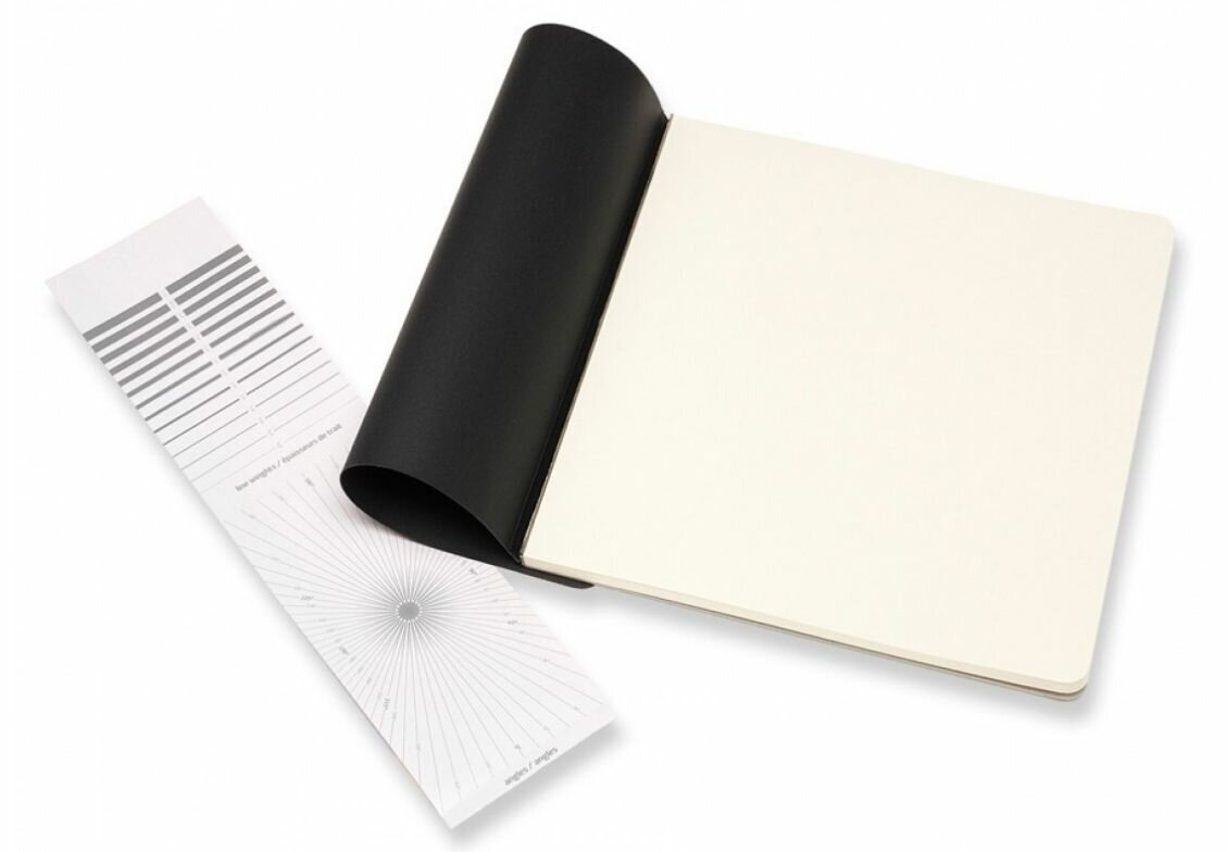 Блокнот для рисования Moleskine Art Collection ARTSKPAD3 Large 130х210мм, 48стр, нелинованный, обложка картон, черный — фото 1