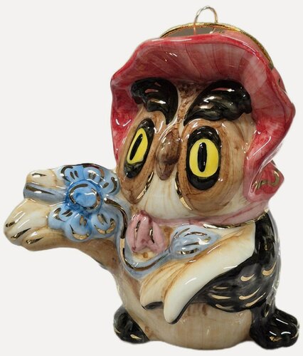 Изображение товара Игрушка на елку Сова ( "Винни Пух") (фарфор)