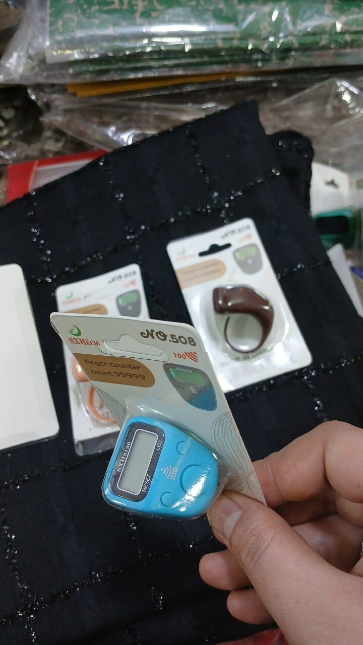 Электронные чётки на палец – цифровой счётчик, LED-дисплей, 0–99999, разные цвета