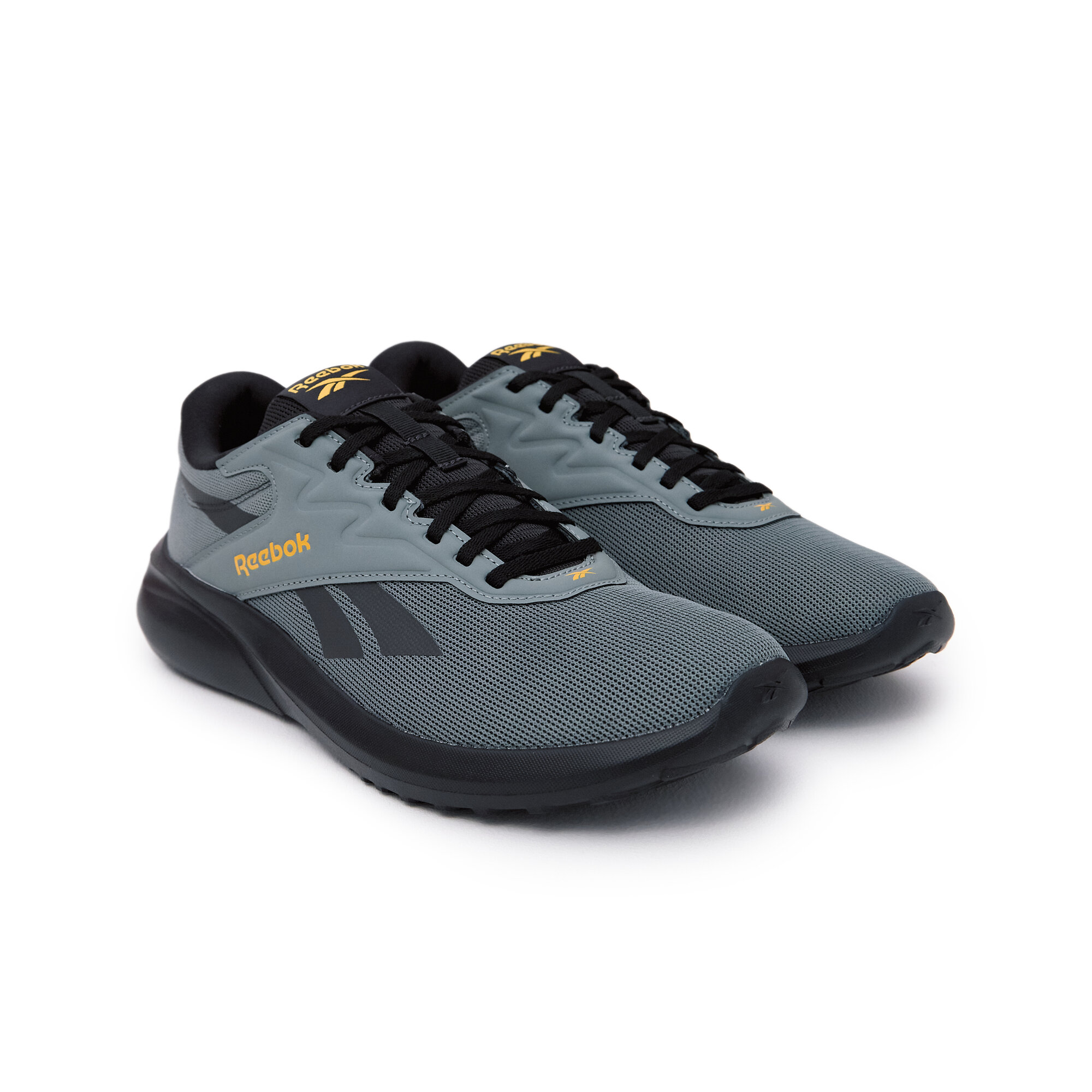Кроссовки Reebok Lite 5, размер 11 US, серый/черный/желтый — фото 1