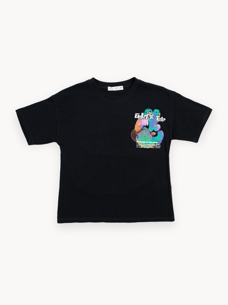 Футболка Zara, размер 126, черный