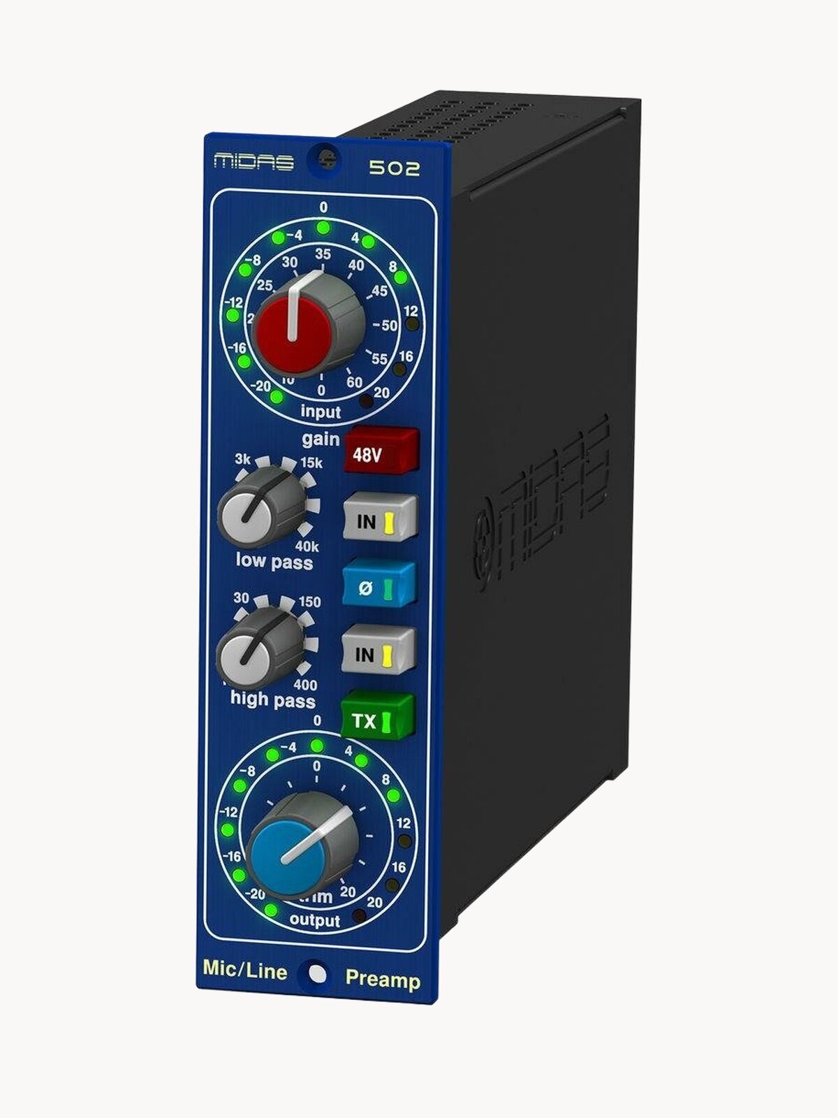Микрофонный предусилитель Midas MICROPHONE PREAMPLIFIER 502 V2