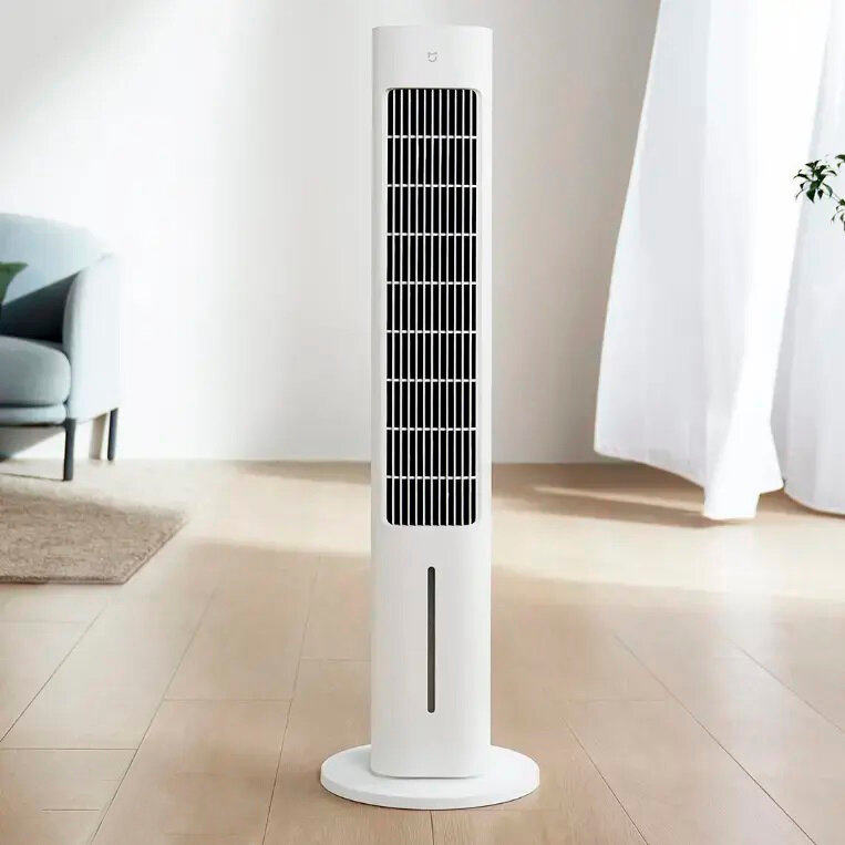 Вентилятор напольный с охлаждением и увлажнением Xiaomi Smart Evaporative Cooling Fan, колонного типа, CN-версия — фото 1