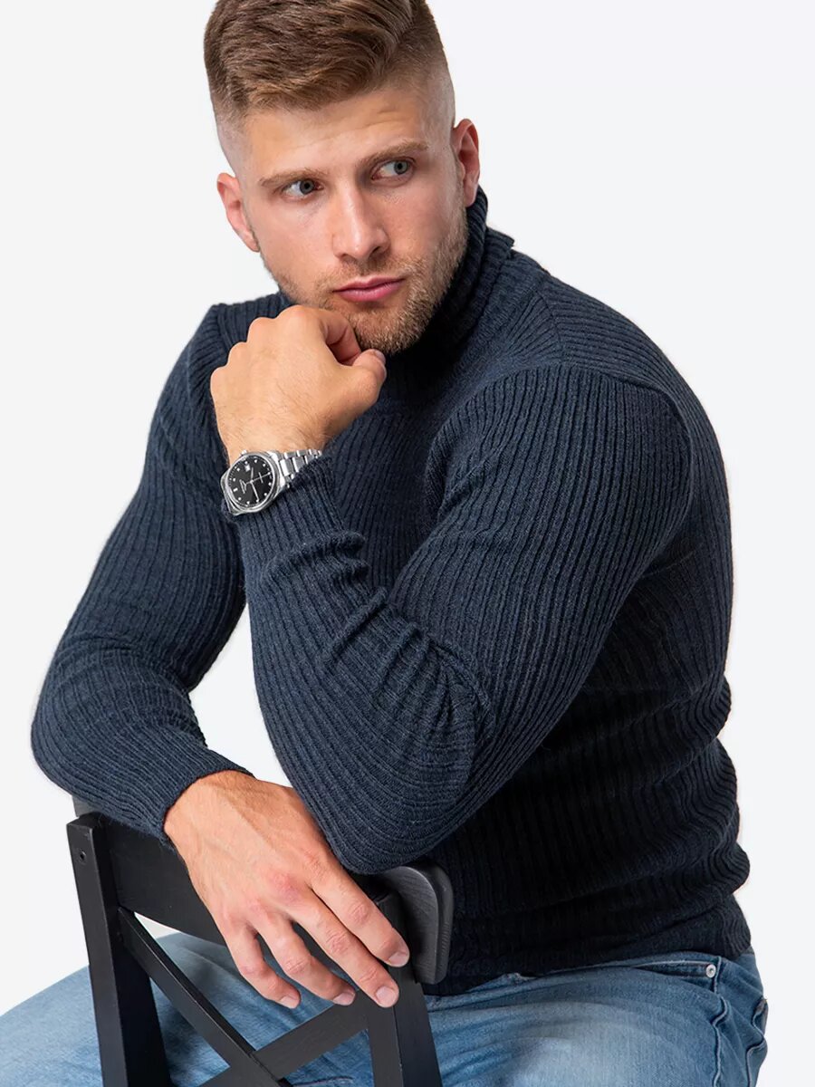 Свитер Happyfox, размер 48, , т.синий