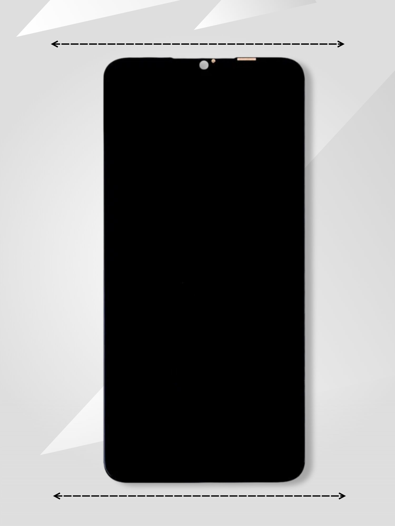 Дисплей для Realme 6i в сборе с тачскрином, черный - Premium — фото 1
