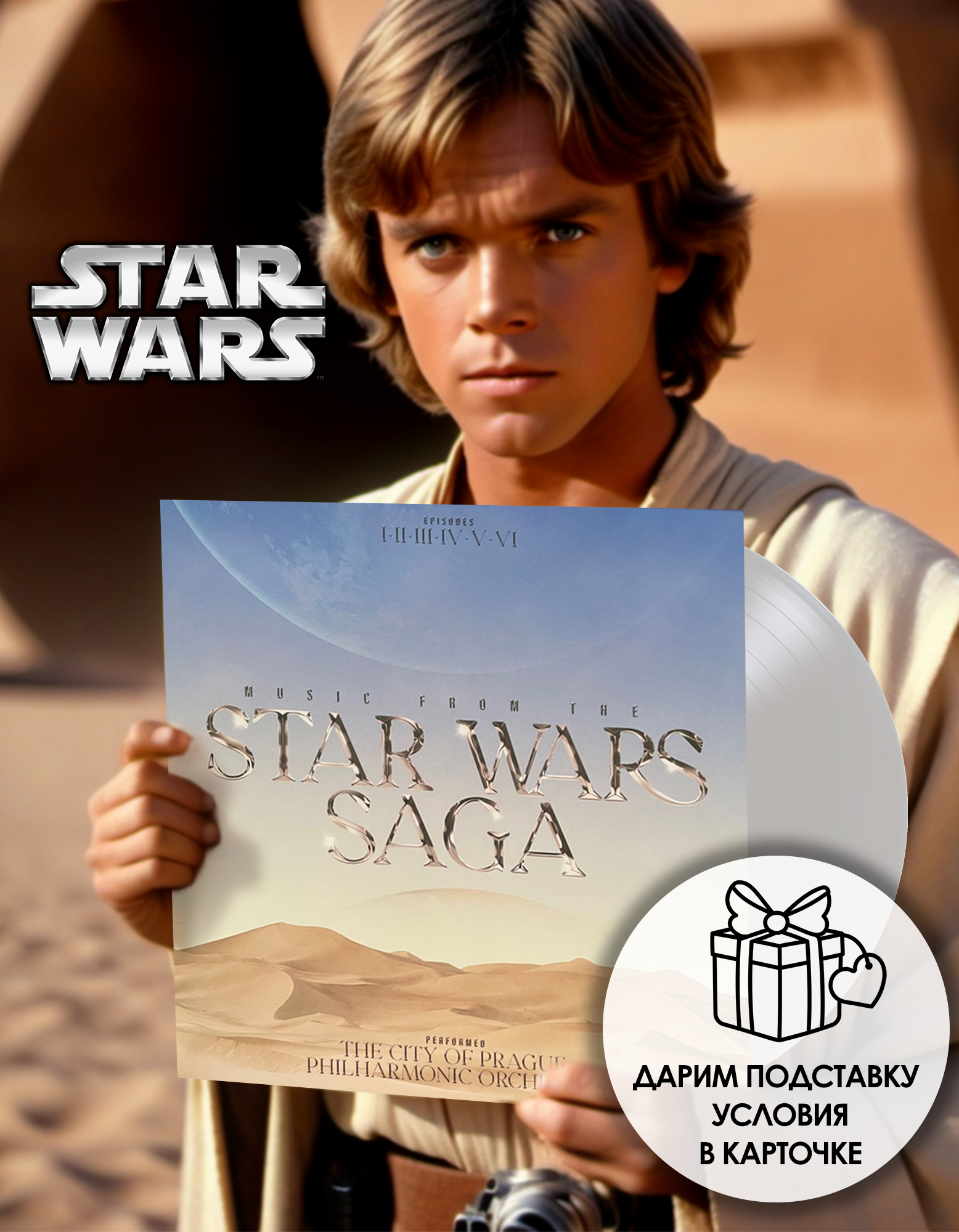 Виниловая пластинка Звёздные войны   The Star Wars Saga LP
