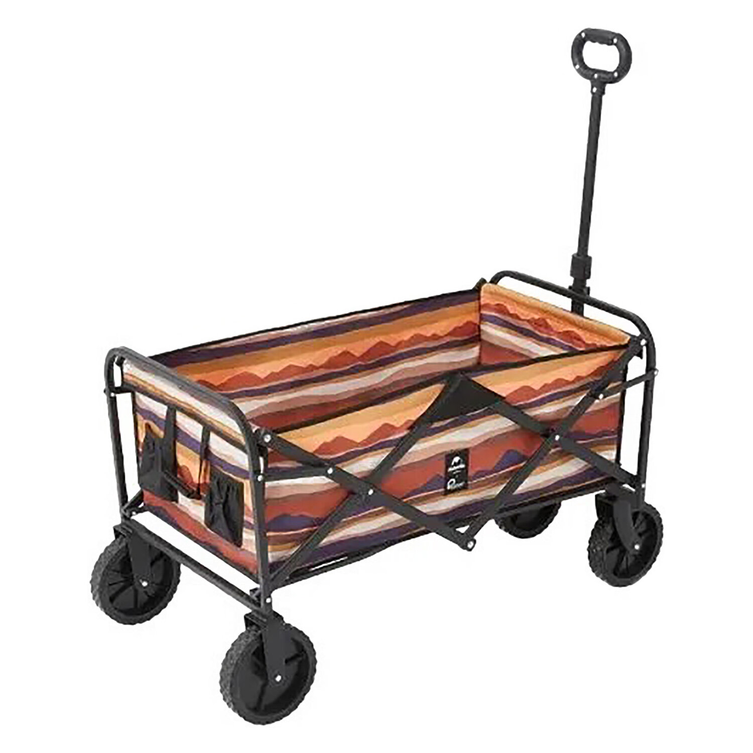 Телега Naturehike Light Folding Trolley Mountain type thin wheel /Penfield co-name Brick Red