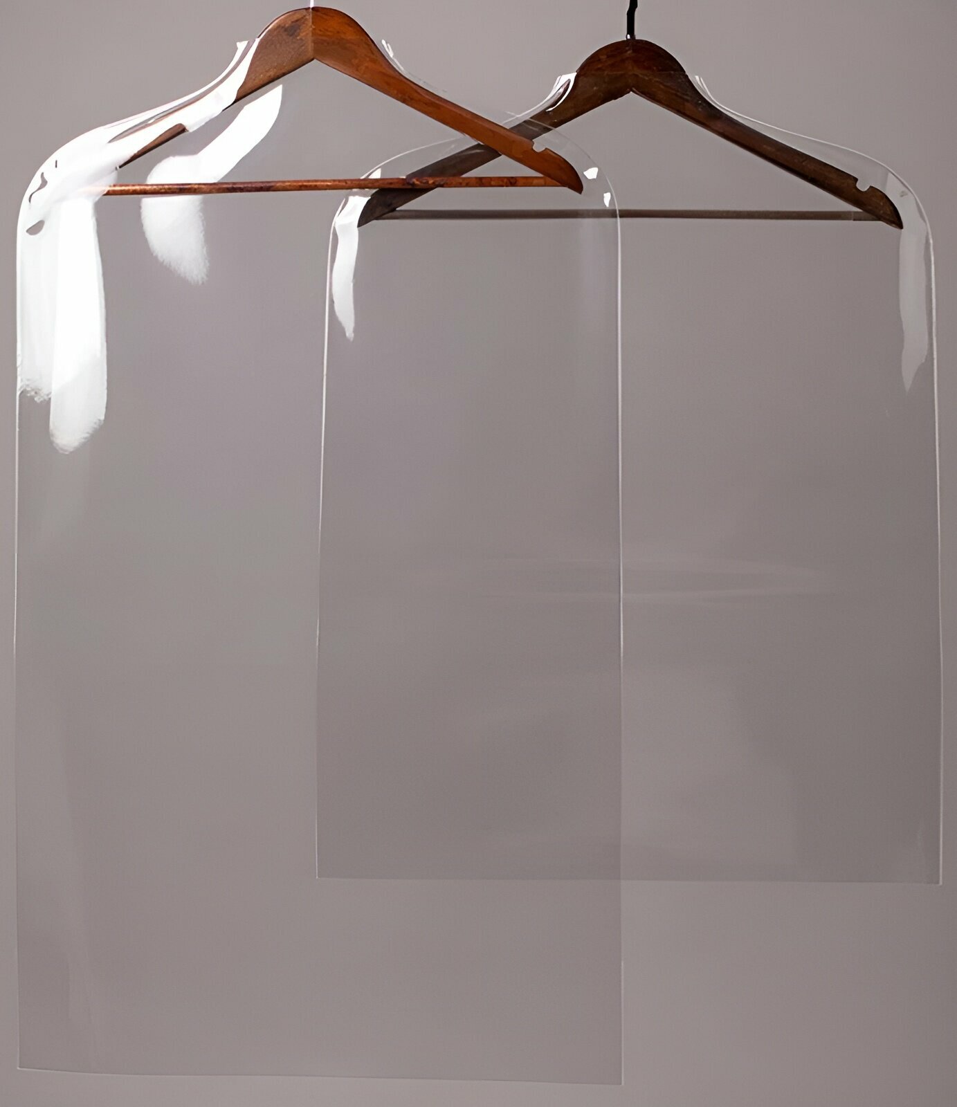 Чехол для одежды защитный прозрачный 5 шт ПВХ 0.7 мм 60 * 90 см