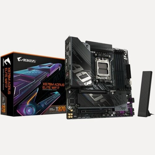 Изображение товара Материнская плата Gigabyte X870M A ELITE WF7 (AM5, mATX)