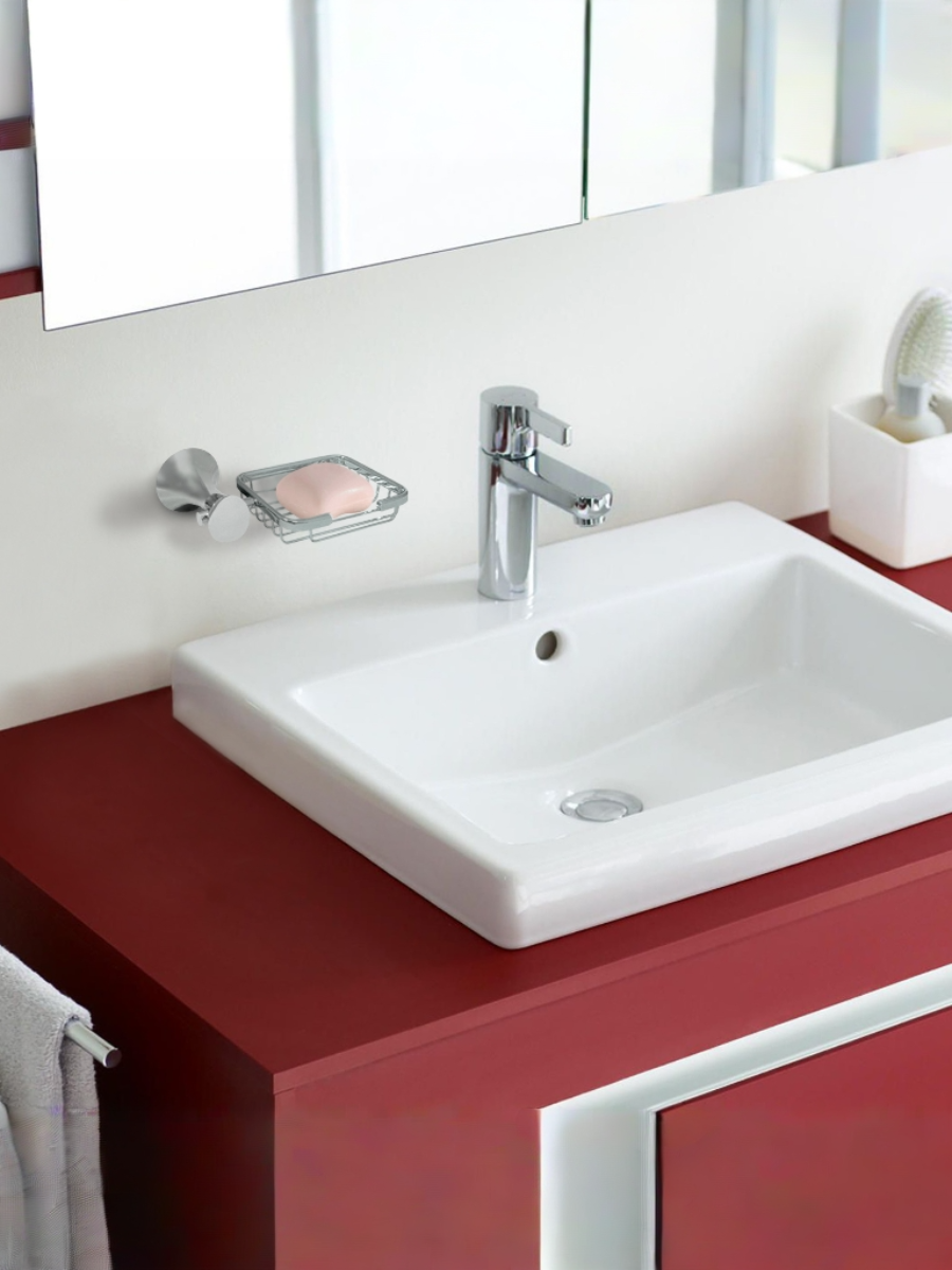 Мыльница решётчатая "Solinne", Y6869, хром глянец, Арт: 2541.310 — фото 1