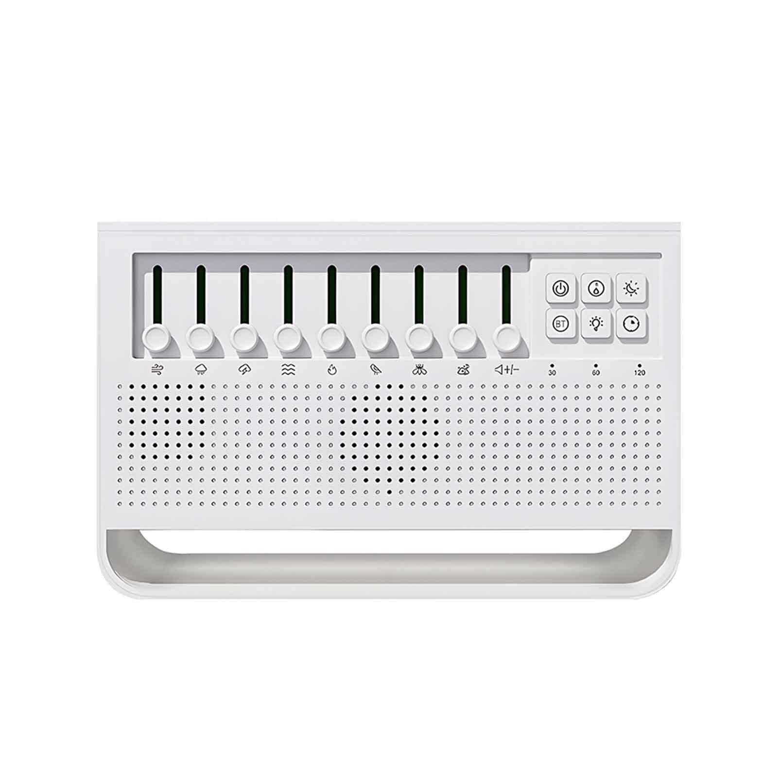 Моделируемый плоский увлажнитель диффузора воздуха BT5.0 200 мл Ультразвуковой ароматерапевтической диффузоры с 2 яркостью ночного света 35 мм разъем белый шум USB Cool Diffuser для спа -салона для дома йога