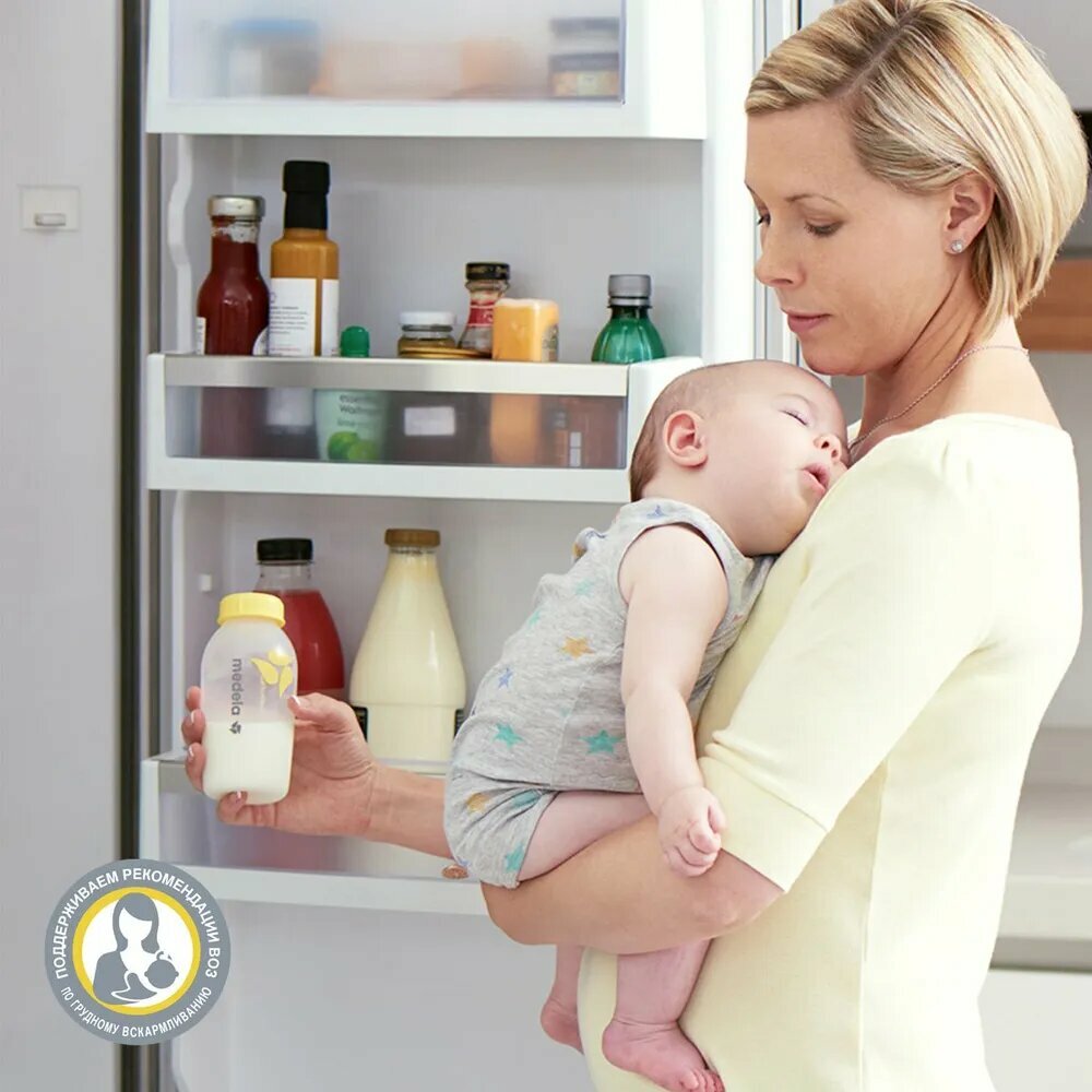 Контейнеры Для Бутылочек Флакон Medela 250 мл-2 штуки