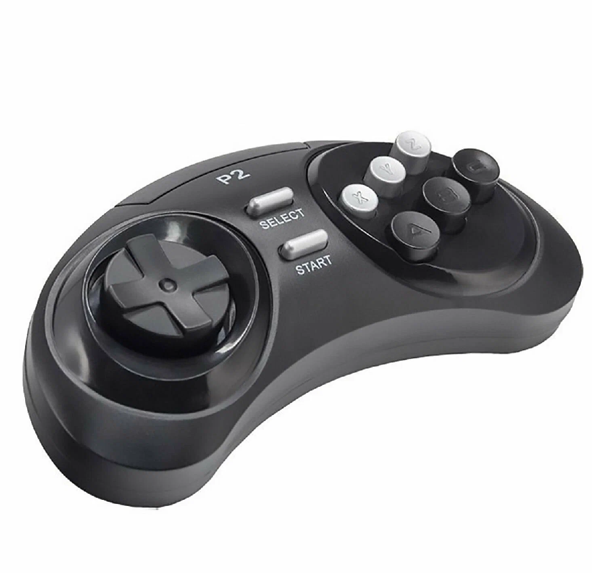 Геймпад Retro Genesis P2, для приставок, совместимость с Retro Genesis, черный, 1 шт