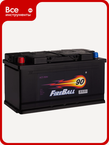 Изображение товара Аккумулятор FIRE BALL 6ст 90 N, 780 А CCA, 590119020 прямая полярность для автомобилей легковых и грузовых