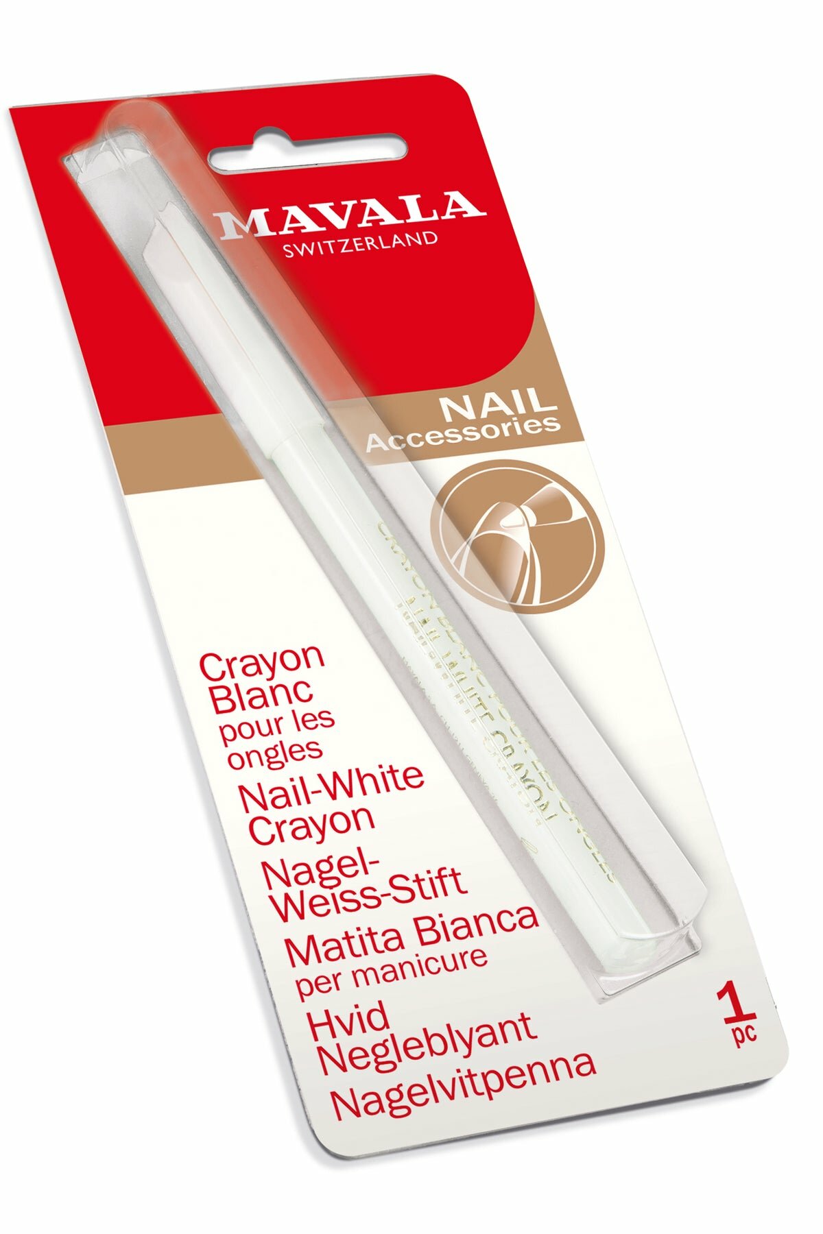 Карандаш для французского маникюра, белый / Nail-White Crayon 15 мл
