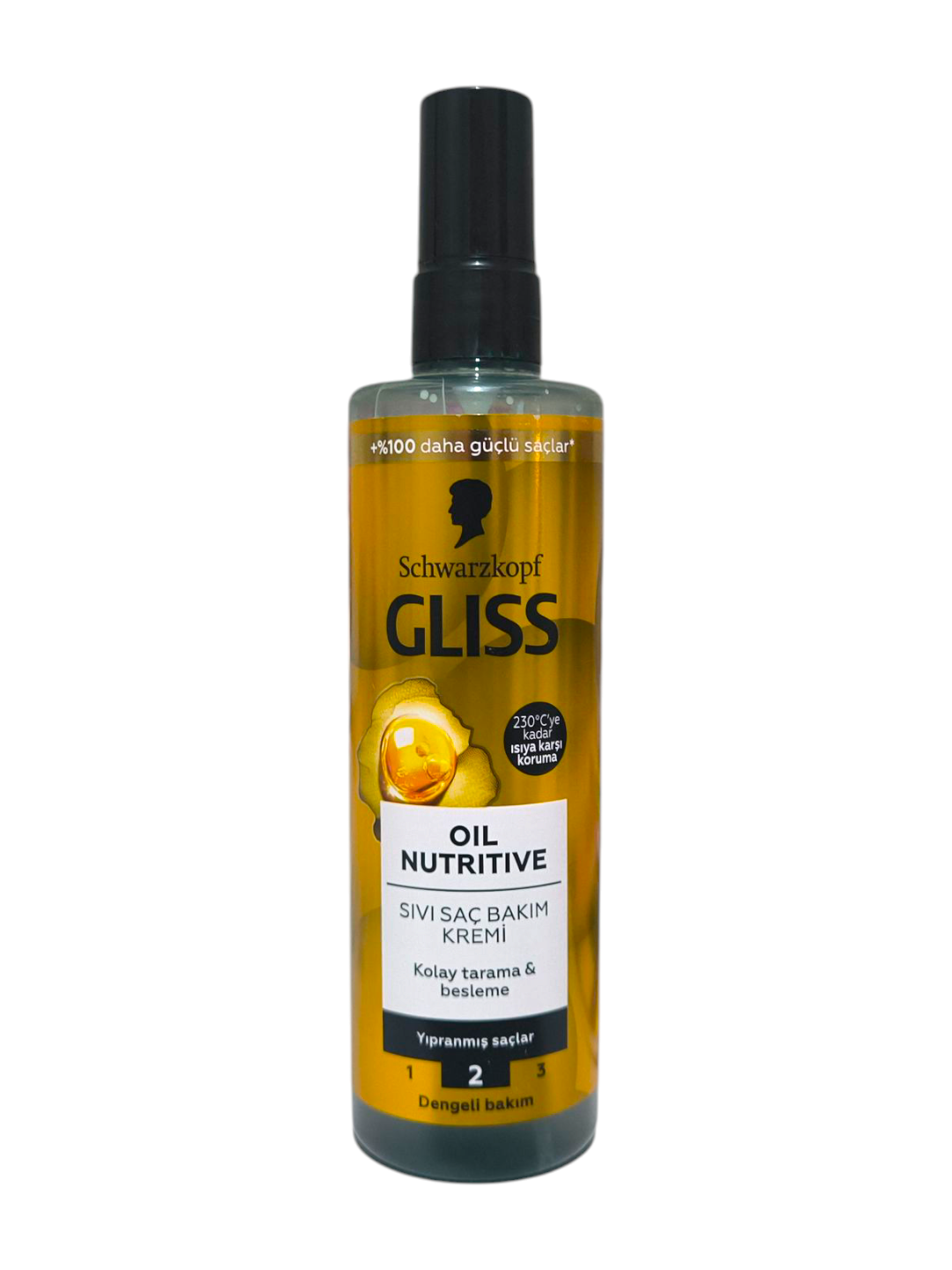 GLISS Oil Nutritive Спрей для волос с маслом марулы и Омега 9, 200 мл