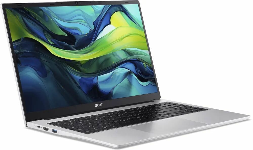 15.6" Ноутбук ACER Aspire Lite AL15-41P-R410, AMD Ryzen 7 5700U (1.8 ГГц), RAM 16 ГБ, SSD 512 ГБ, Без системы, Русская клавиатура, серебристый, NX. J98CD.001