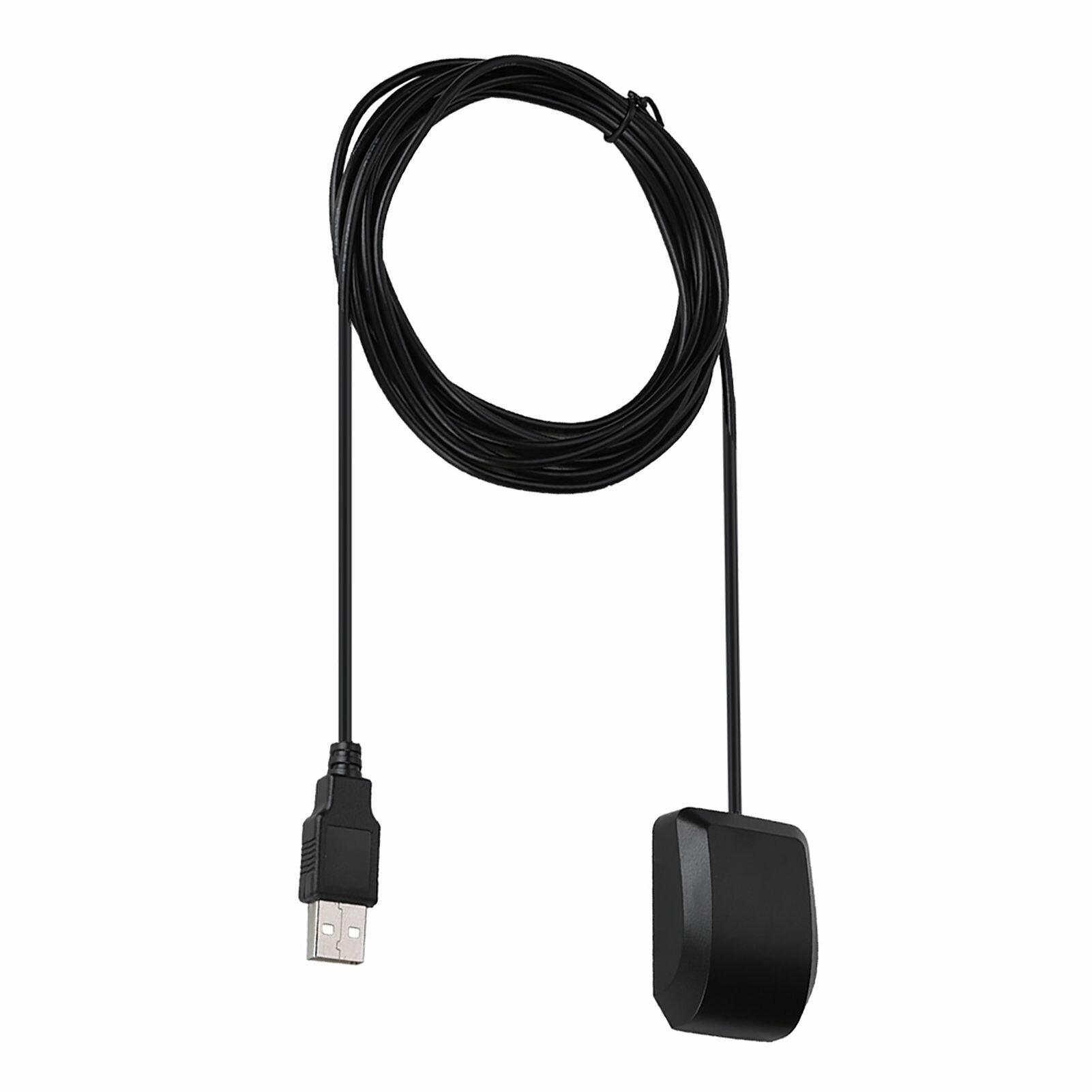 Автомобильный адаптер GPS-ГЛОНАСС-антенны 2-в-1 с кабелем длиной 3 м и USB-портом для простой установки и подключения
