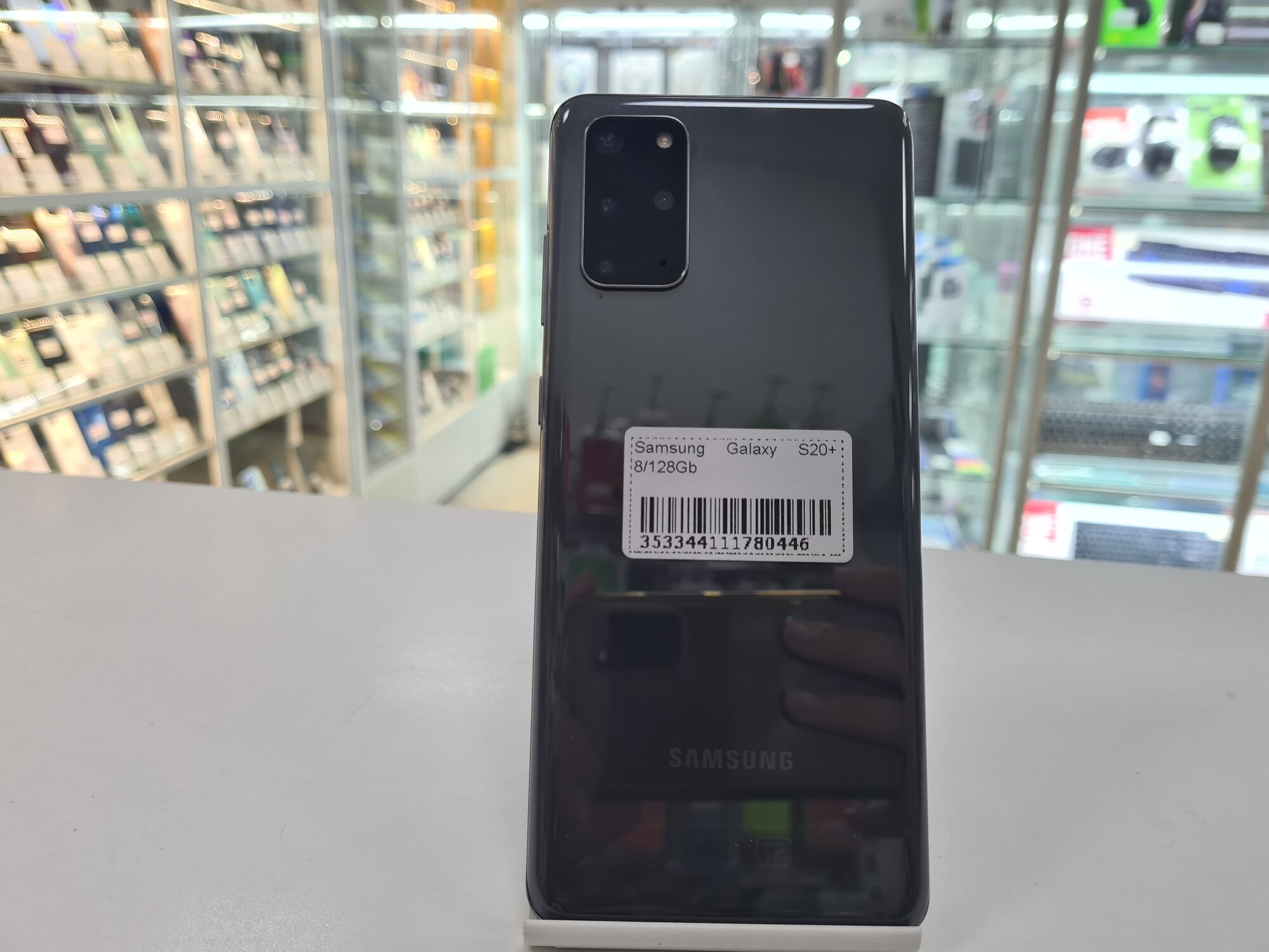Смартфон Samsung Galaxy S20+ 8/128 ГБ RU, nano SIM+eSIM, серый