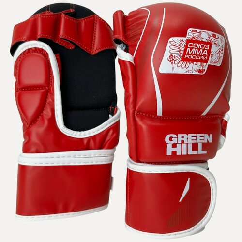 Изображение товара Перчатки Green Hill Союз ММА России красные, L