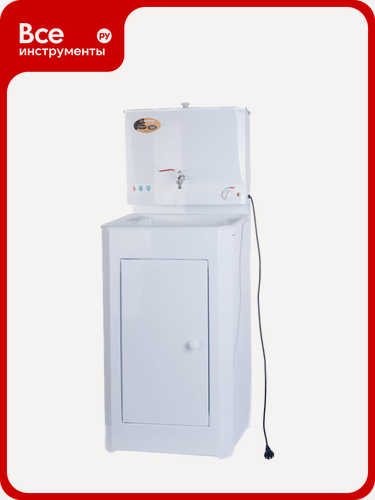 Изображение товара Дачный умывальник с подогревом Вихрь, белый 74/4/4