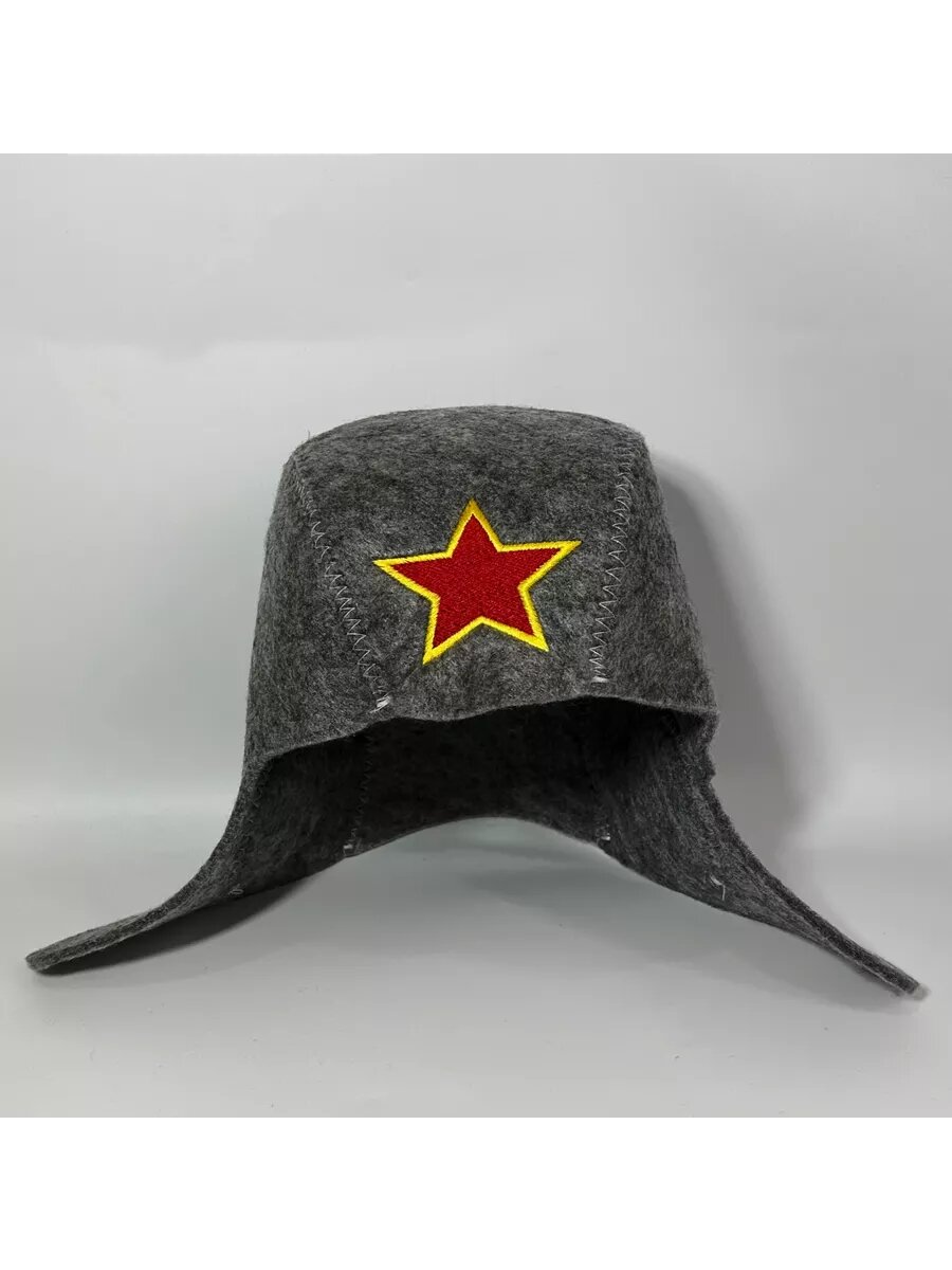 Ушанка для Бани со Звездой