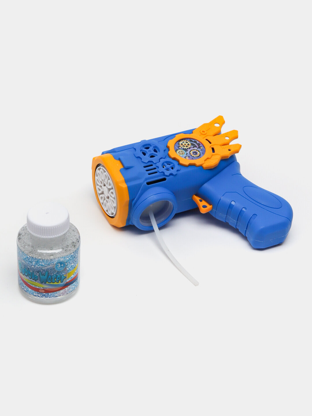 Генератор мыльных пузырей детский, на батарейках BUBBLE GUN.