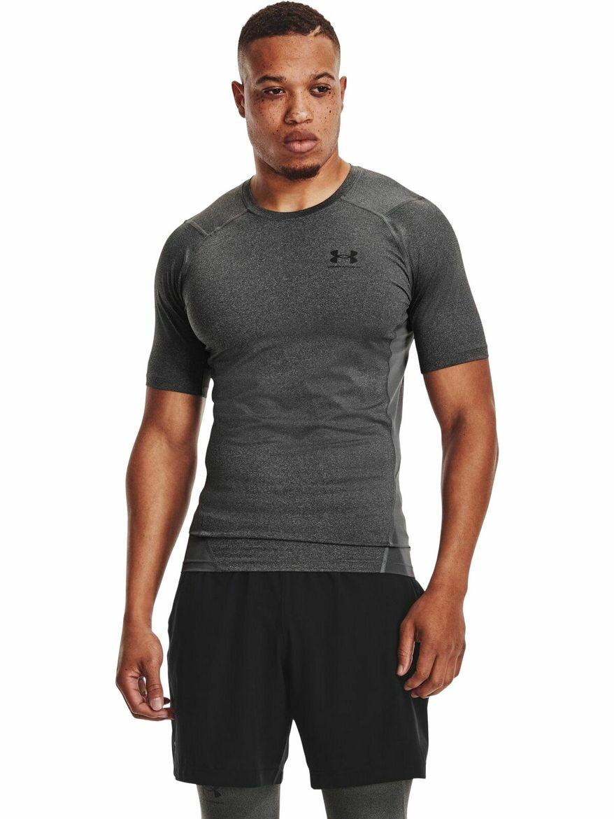 Футболка Under Armour HeatGear Comp SS 1 шт. размер MD серый