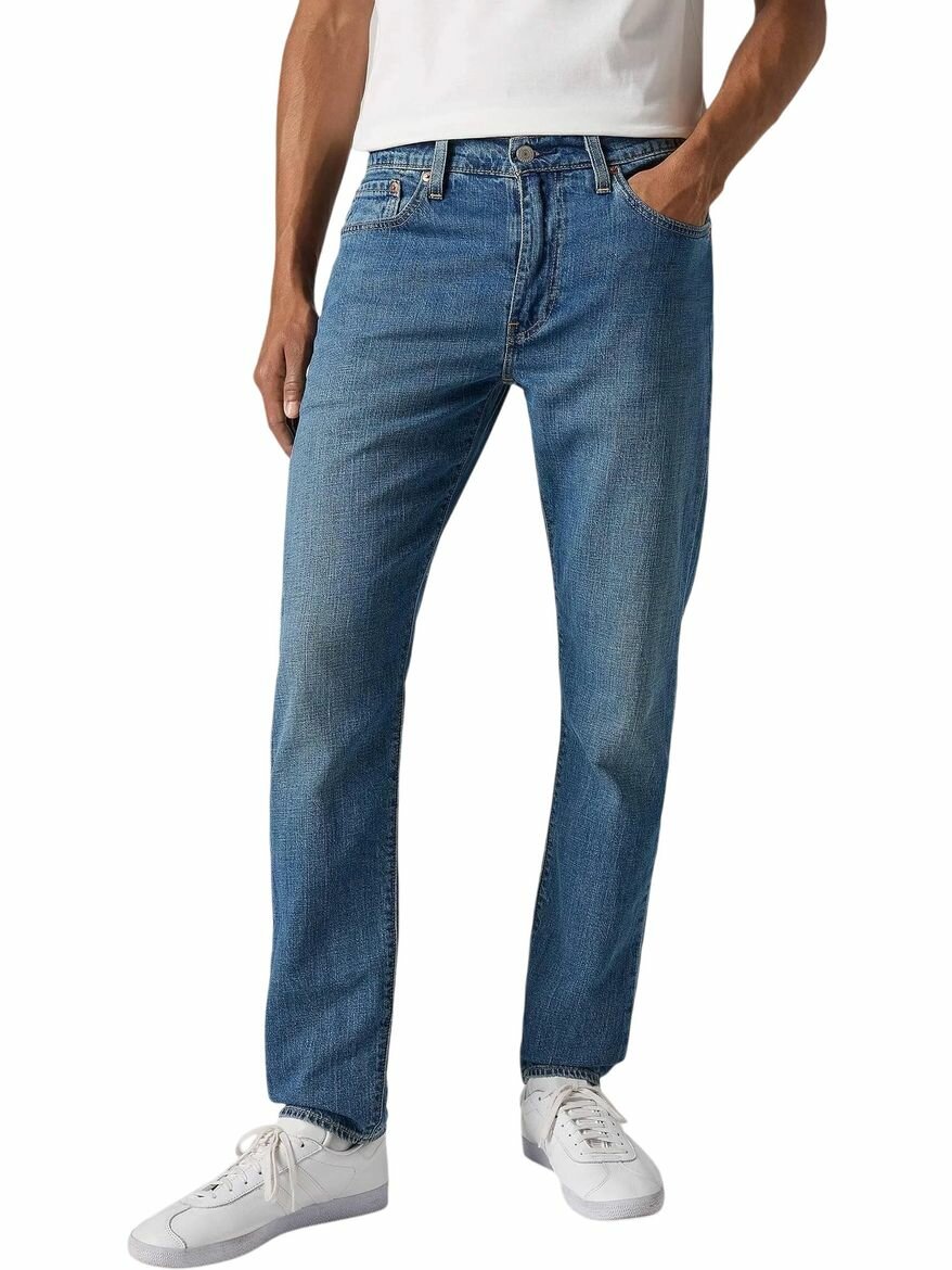 Джинсы зауженные Levi's Men 512 Slim Taper Fit Jeans, размер 31/32, синий