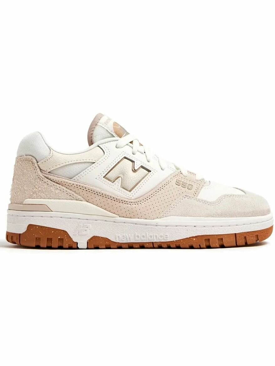 Кроссовки New Balance New Balance 550, размер 6,5 US, белый,
