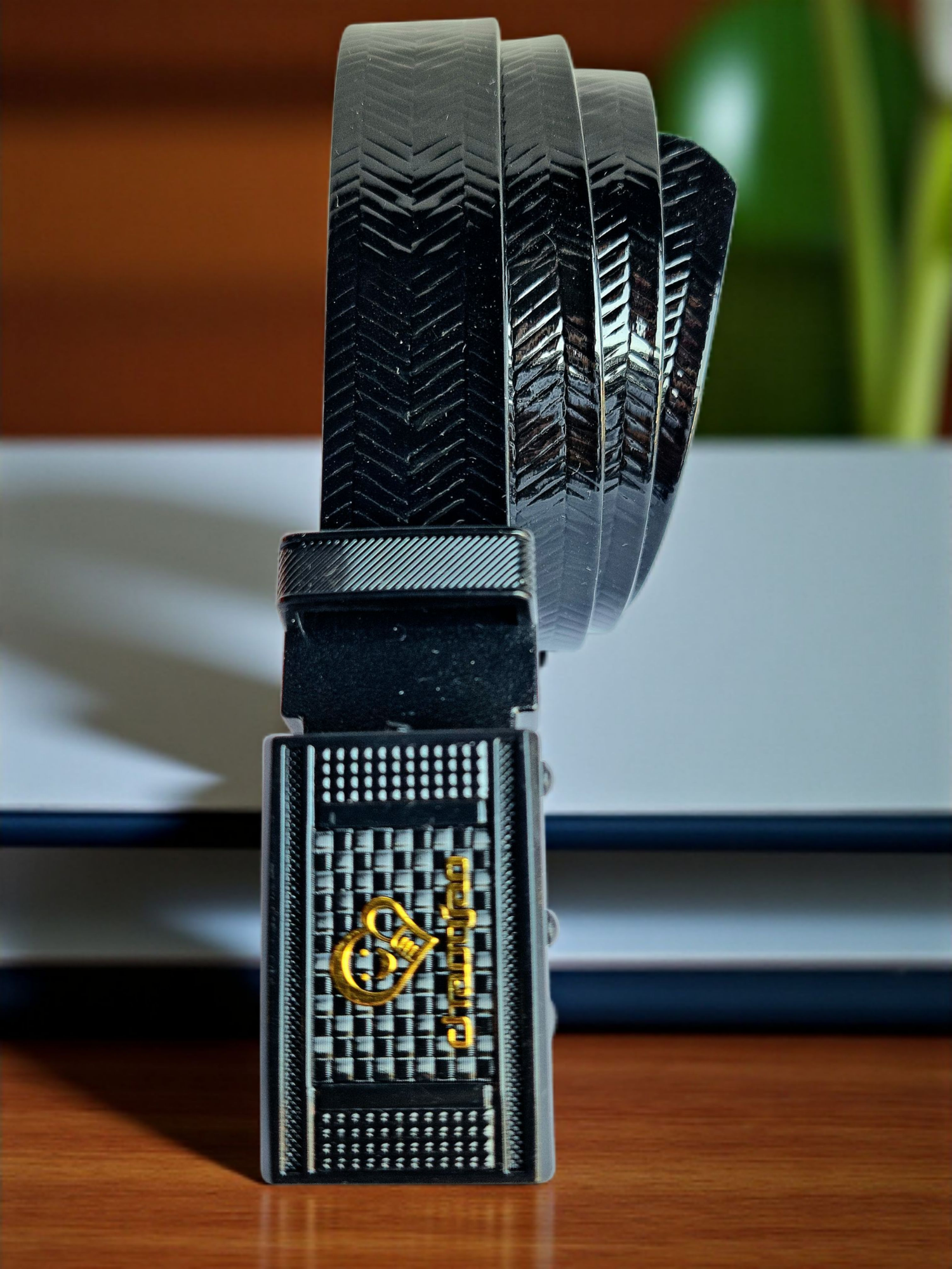 Ремень  для мальчиков и мужчин, размер 100, чернильный — фото 1