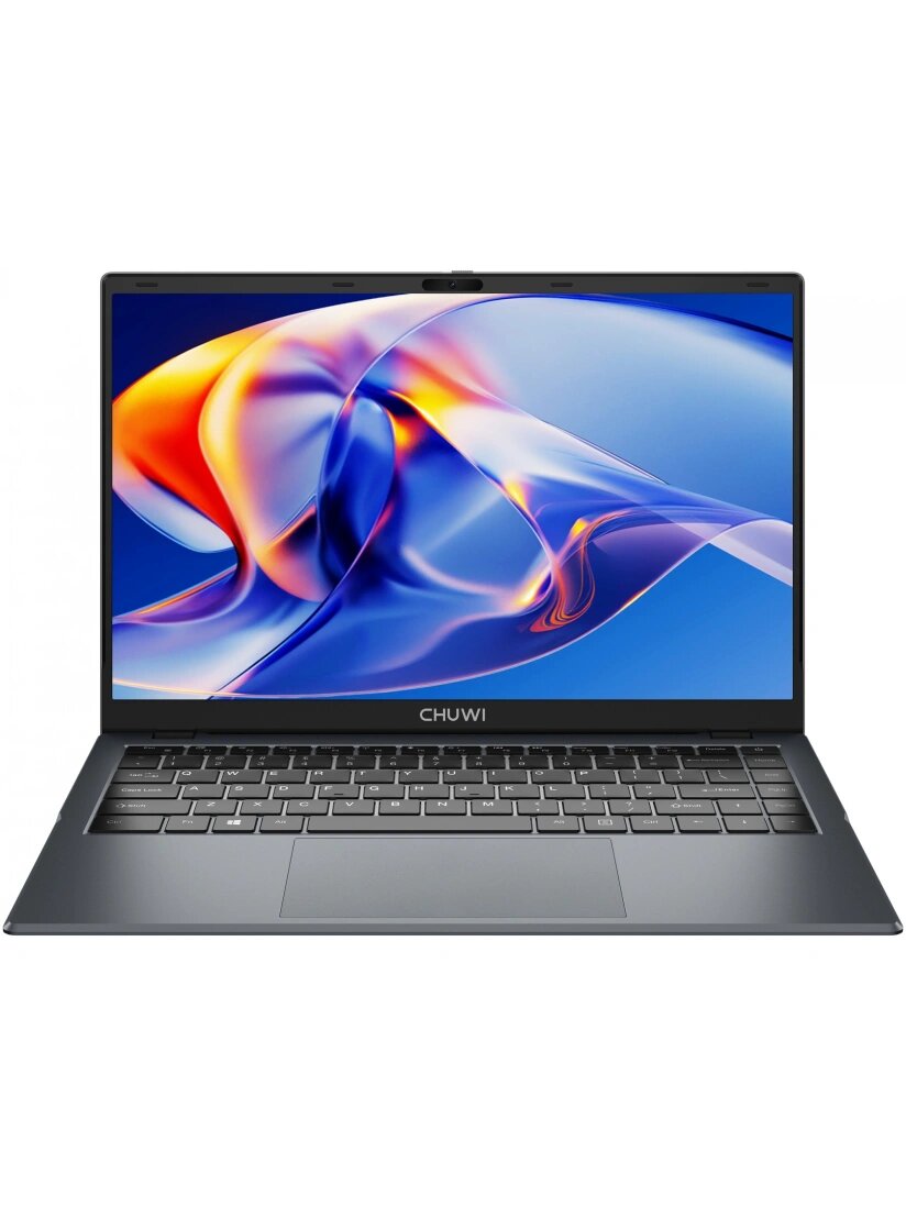 Ноутбук Chuwi GemiBook Xpro, 14.1", IPS, Intel N-series N150, LPDDR5 16ГБ, SSD 512ГБ, Intel Graphics, серый